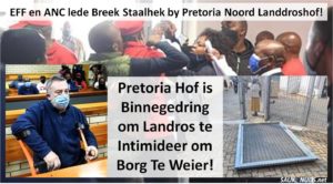 ANC en EFF Verhef nog 'n Hofsaak tot 'n Rasse "Showtrial" en Intimideer die Hof om Borg te Weier!
