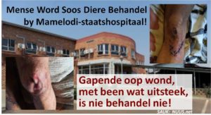 Hospitaal of Slaghuis? Staatshospitale is nou Martelkampe en Doodsvonnisse!