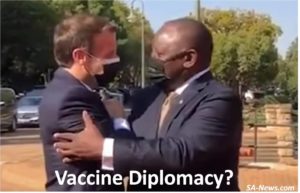 Vaccine Diplomacy Macron Ramaphosa