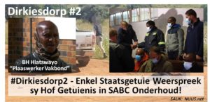 Skaapdief Moord by #Dirkiesdorp - Enkel Staatsgetuie Weerspreek sy Hof Getuienis in SABC Onderhoud!