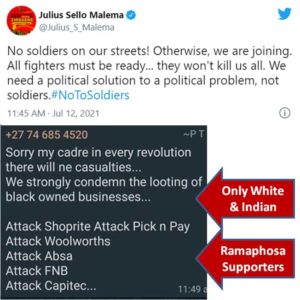Kommuniste Huil na Malema se Twitter Tydelik Opgeskort Word, Maar Wil Sosiale Media Gebruik om Blankes aan te Val!